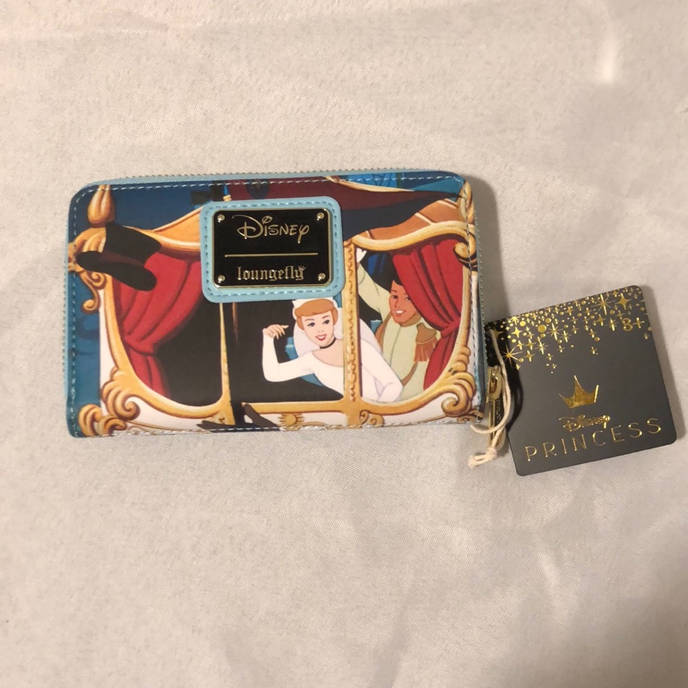 NWT Disney Cinderella Loungefly zipper wallet
